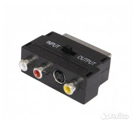 Адаптер аудио-видео Ningbo scart, чёрный