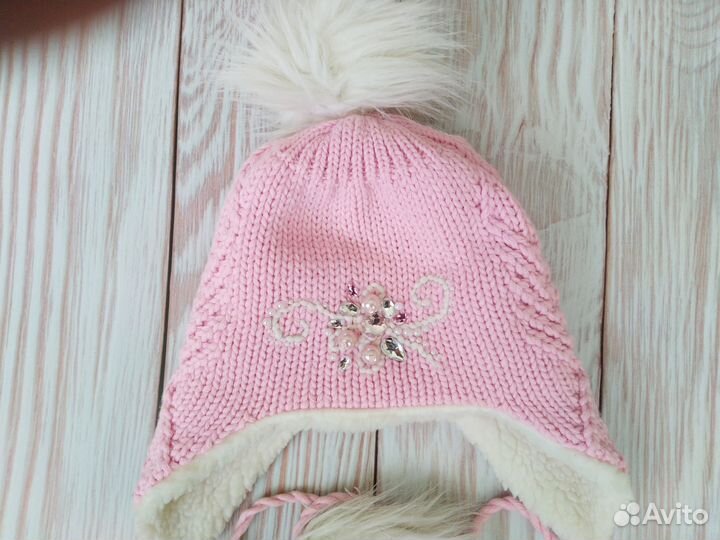 Шапка и шарф для девочки