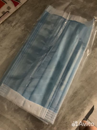 Упаковка с масками масок в одной упаковке 3 шт