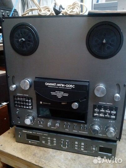 Катушечный магнитофон-приставка Олимп