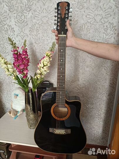 Электроакустическая гитара 12 струнная