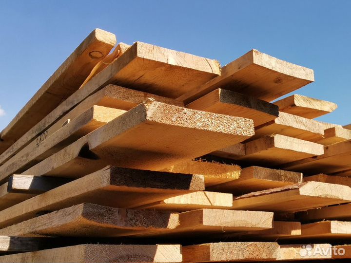 Доска обрезная 50х150х6000 хвоя 2 сорт