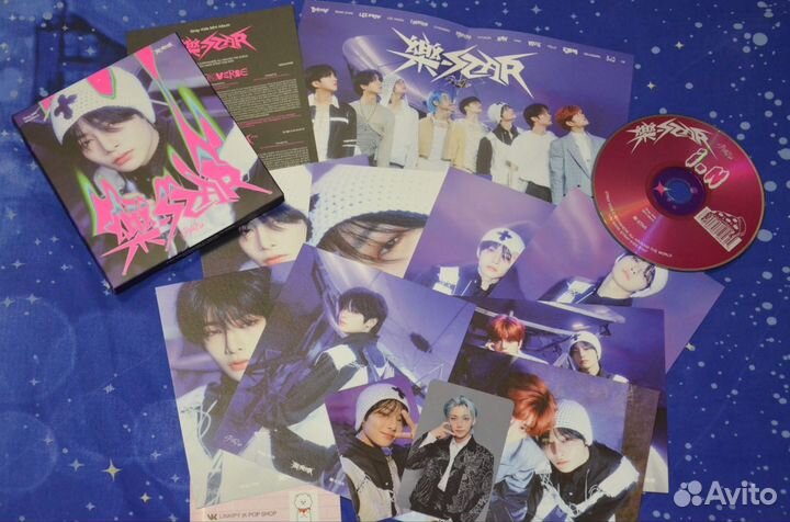 Stray Kids - Rock star, фотокарты, открытки, диск