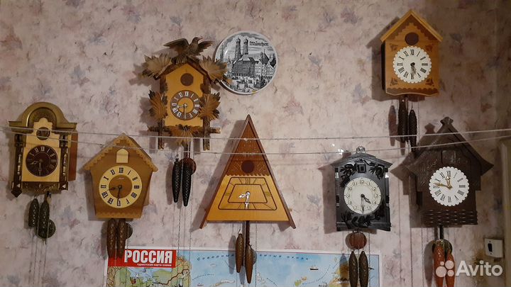 Часы с кукушкой Маяк СССР.идут,кукуют,перешлю