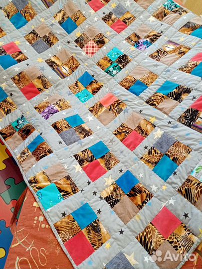 Лоскутное одеяло - покрывало пэчворк