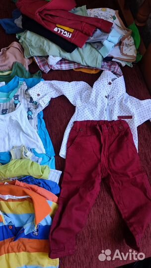 Детская одежда для мальчиков 80 86 пакетом