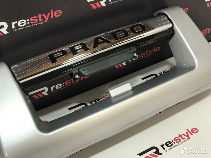 Кенгурятник Land Cruiser Prado 120 Серебро