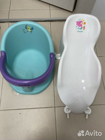 Стульчик и горка для купания