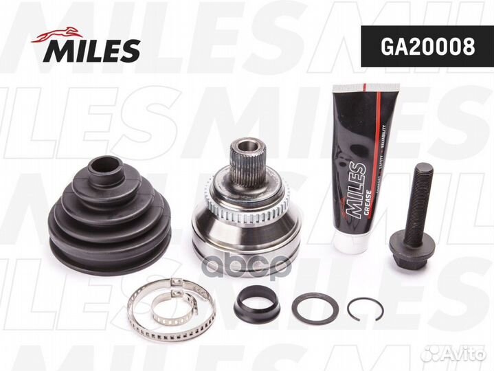 GA20008 ШРУС audi 80/100/A6 I/V8 2.5TDI-4.2 88-00