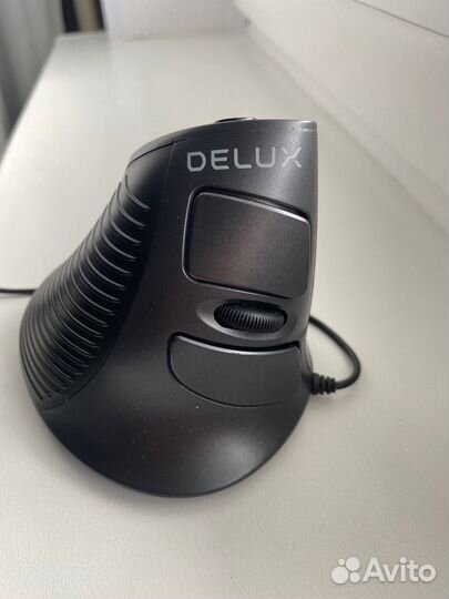 Вертикальная мышь Delux M618 BU
