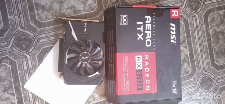 Видеокарта rx 550 2gb