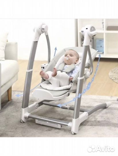 Стульчик для кормления 3в1 электрокачель