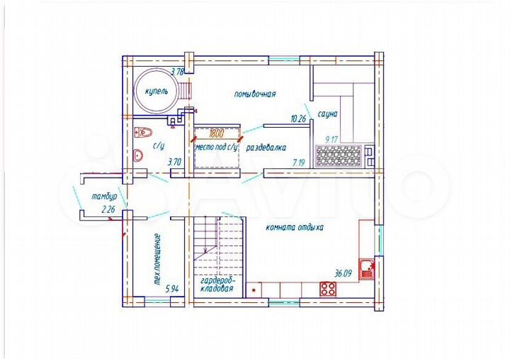 Дом 140 м² на участке 15 сот.