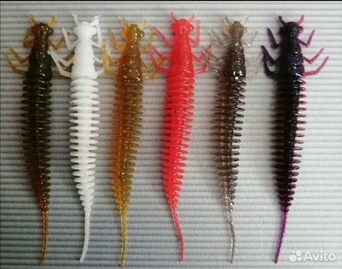 Силиконовые приманки ручной работы