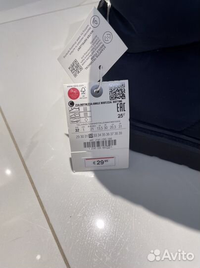 Детские сапоги Zara