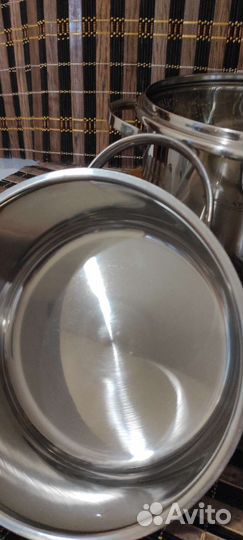 Набор кастрюль новый, нержавейка