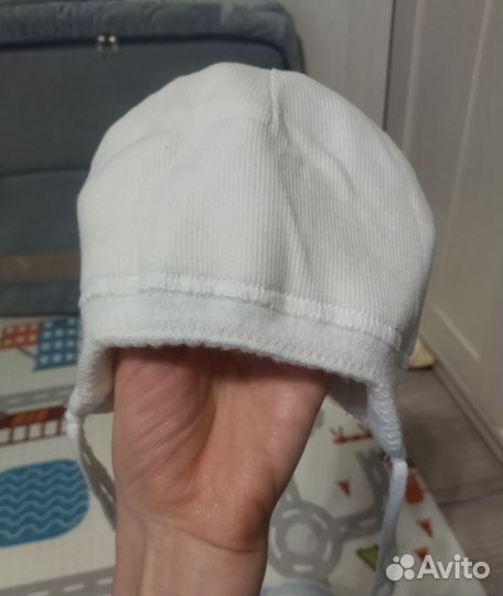 Шапка весенняя для малыша 40-42р