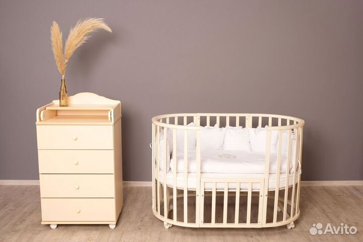 Детская кровать трансформер для новорожденных