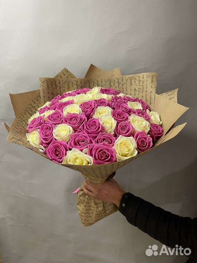 Цветы букеты розы