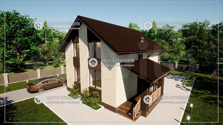 Дом 115 м² на участке 7,5 сот.