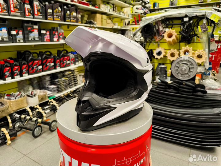 Шлем AiM JK803 White Glossy, Р-Р: M