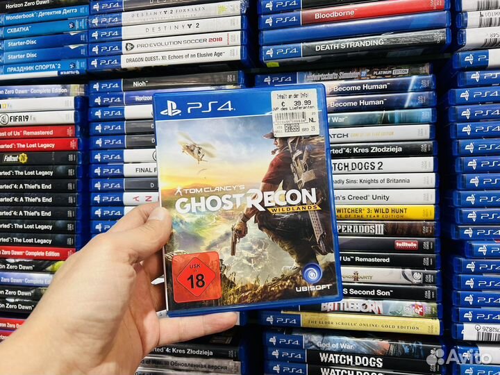 Ghost recon wildlands ps4 диск