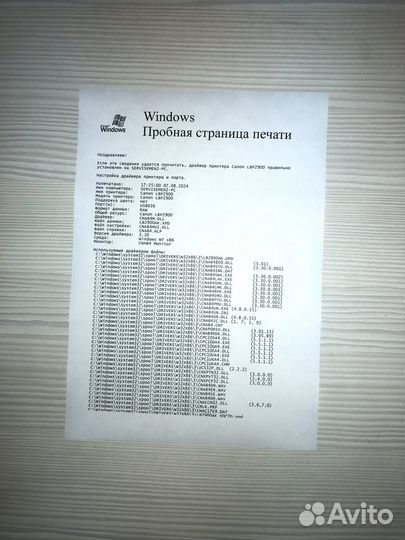 Принтер лазерный Canon LBP-2900B (без чипов)