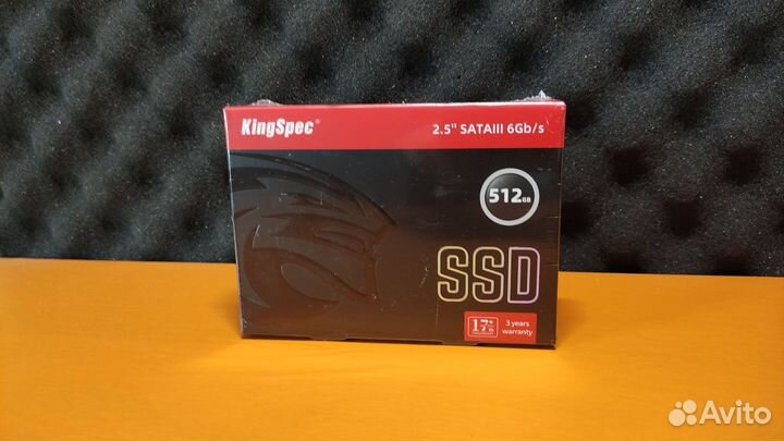 SSD Kingspec 512GB, гарантия