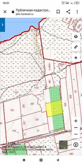 Участок 5,58 га (СНТ, ДНП)