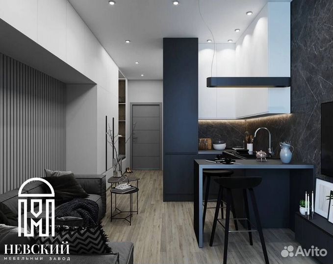 Кухонный гарнитур прямой на заказ