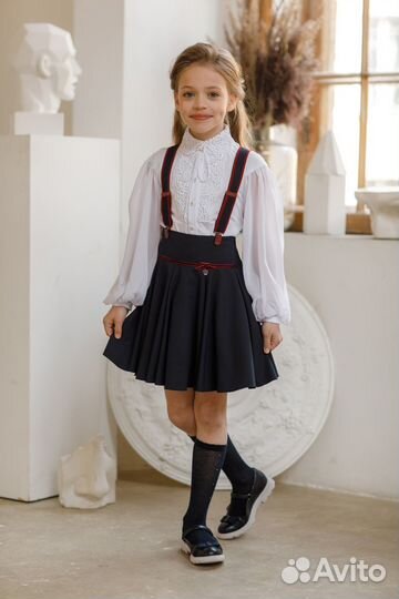 Блузка розовый какаду 134 новая белая