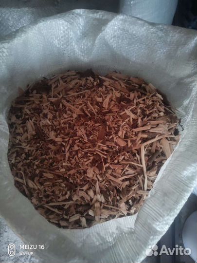 Щепа / щепа для копчения / мульча в мешках