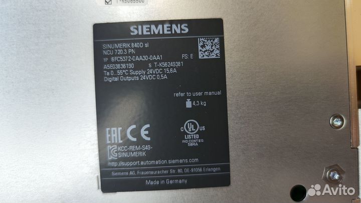 Siemens 6FC5372-0AA30-0AA1