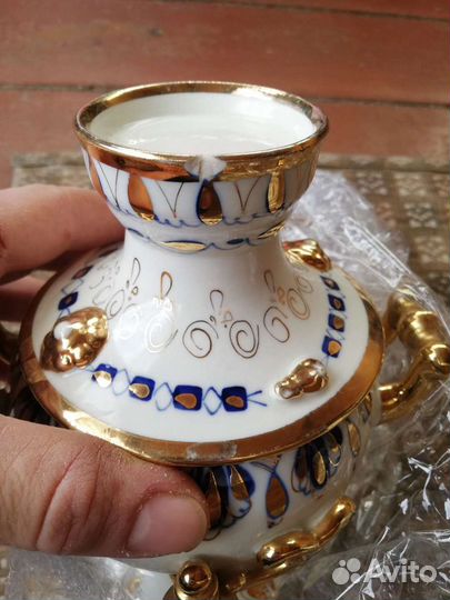 Самовар декоративный гжель