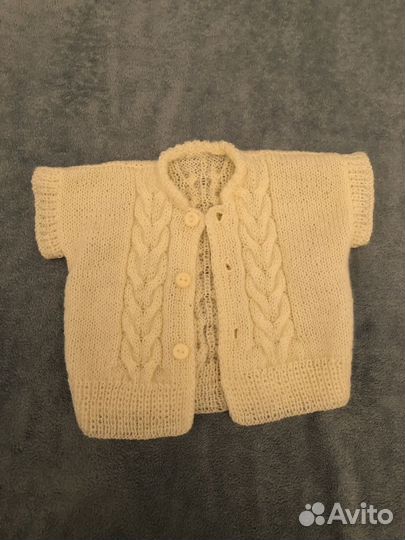 Вязаные детские вещи ручной работы