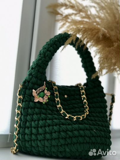 Сумка вязанная