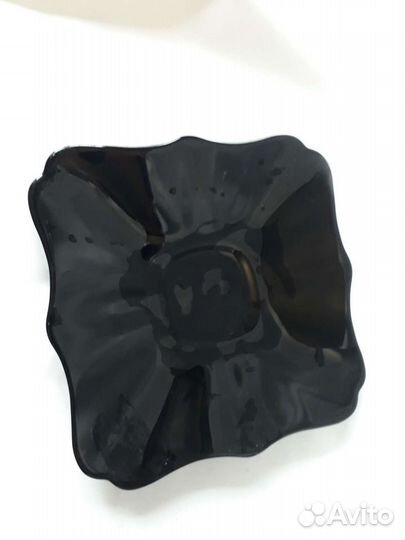 Черная посуда блюдца luminarc Франция