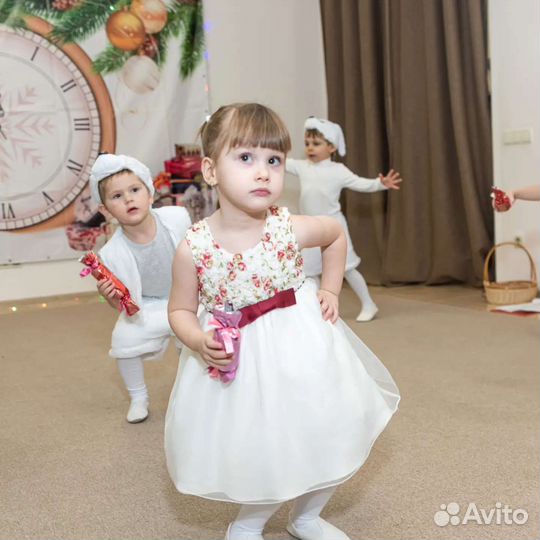 Платье для девочки 92 98 белое