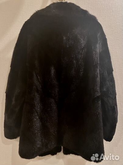 Шуба Норковая пог60см Греция р/р44-46-48-50-52