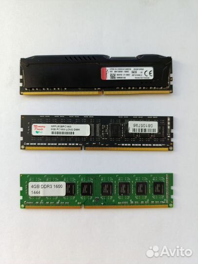 Оперативка Kingston fury Hyperx ddr4 8GB