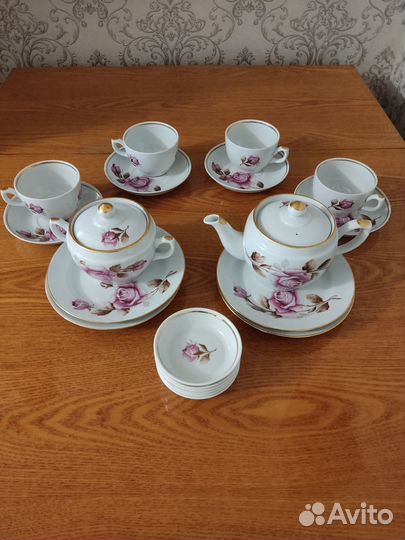 Чайный сервиз фарфор СССР бфз