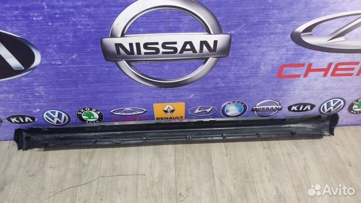 Накладка порога наружная nissan juke F15 Лев