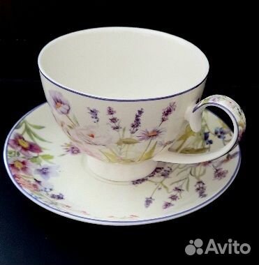 Чайная пара. Кружка. Фарфор. Подарок