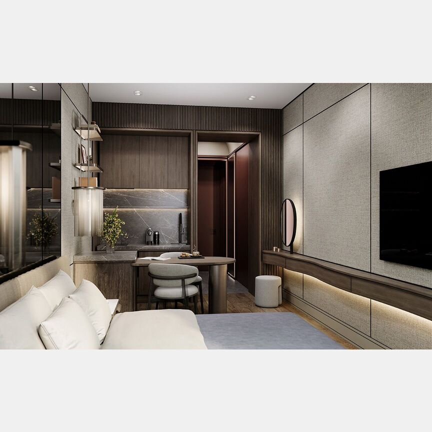 Апартаменты-студия, 32 м², 3/8 эт.