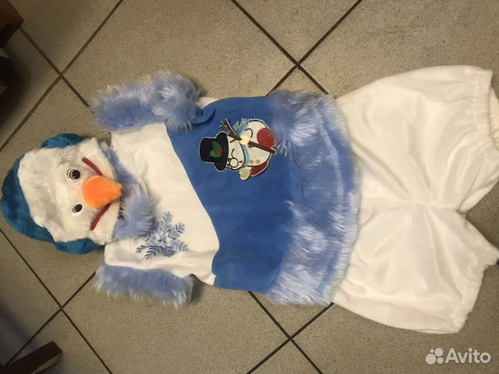 Новогодний костюм Снеговик в прокат