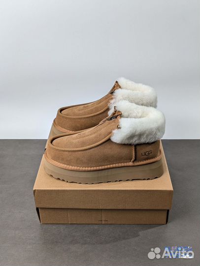 Угги Ugg Funkette Platform Boots Chestnut