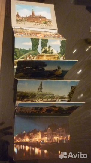 Открытки-гармошки (импортные времен СССР)