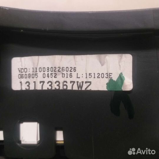 Панель приборов opel corsa c