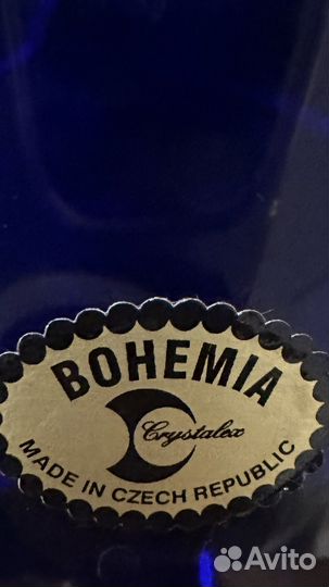 Ваза для цветов богемия Рококо Чехия