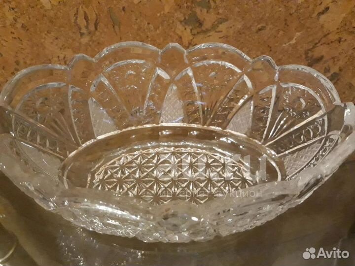 Красивый Салатник Ваза Хрусталь Новый